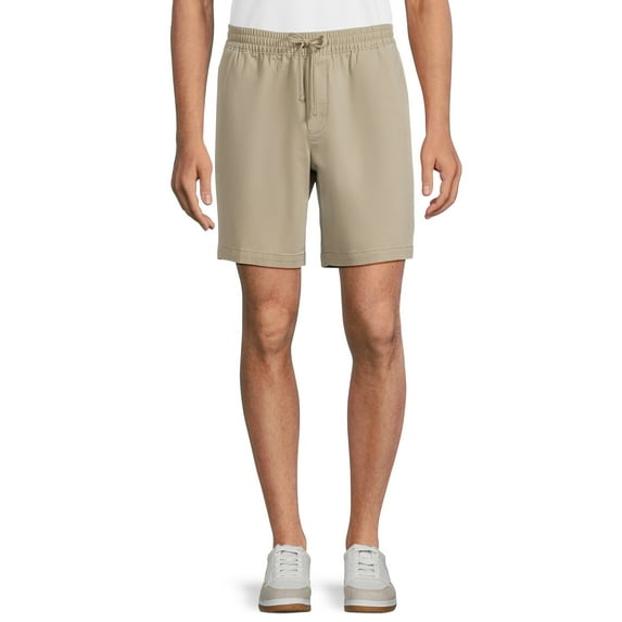 George Men's and Big Men's Twill Pull-On Shorts, Sizes S-2XL
