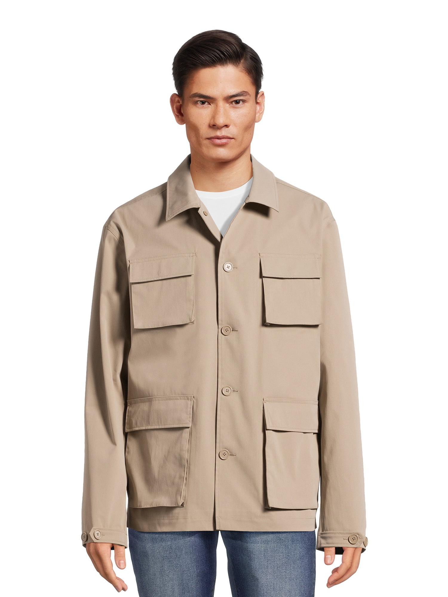 Men’s and Big Men’s Utility Jacket, Sizes S3XL