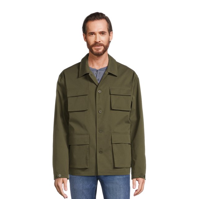 Men’s and Big Men’s Utility Jacket, Sizes S3XL