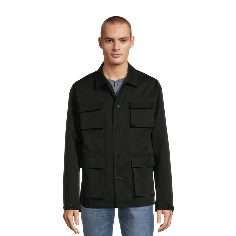 George Men s and Big Men s Utility Jacket Sizes S 3XL Walmart