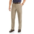 thumbnail image 1 of George Men's and Big Men's Wrinkle Resistant Flat Front Twill Pants, 1 of 2