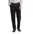 Men's and Big Men's Wrinkle Resistant Pleated Twill Pants