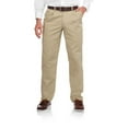 thumbnail image 1 of George Men's and Big Men's Wrinkle Resistant Pleated Twill Pants, 1 of 1
