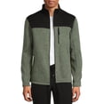 thumbnail image 1 of George Men's and Big Men's Zip-Up Fleece Sweater, up to Size 5XL, 1 of 5