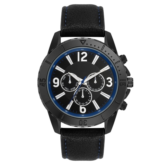 George Mens Casual Black Watch - Walmart.com