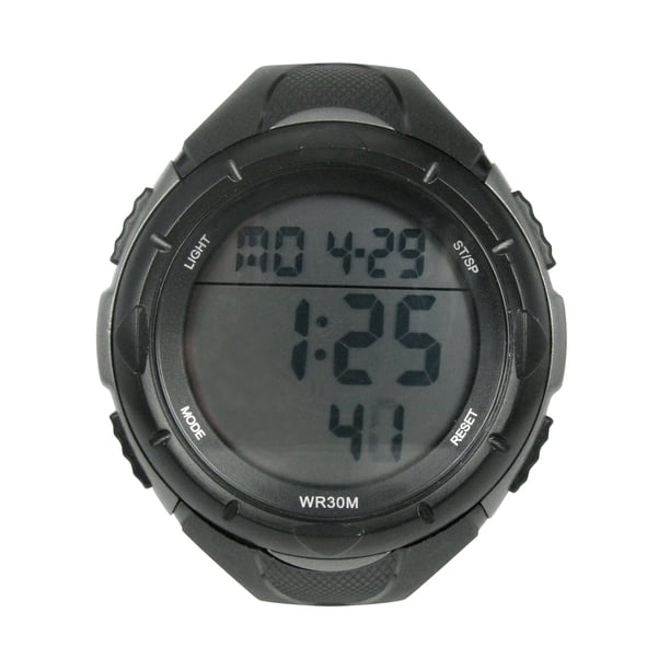 George Mens Digital Sport Wristwatch Plastic Strap - Walmart.com