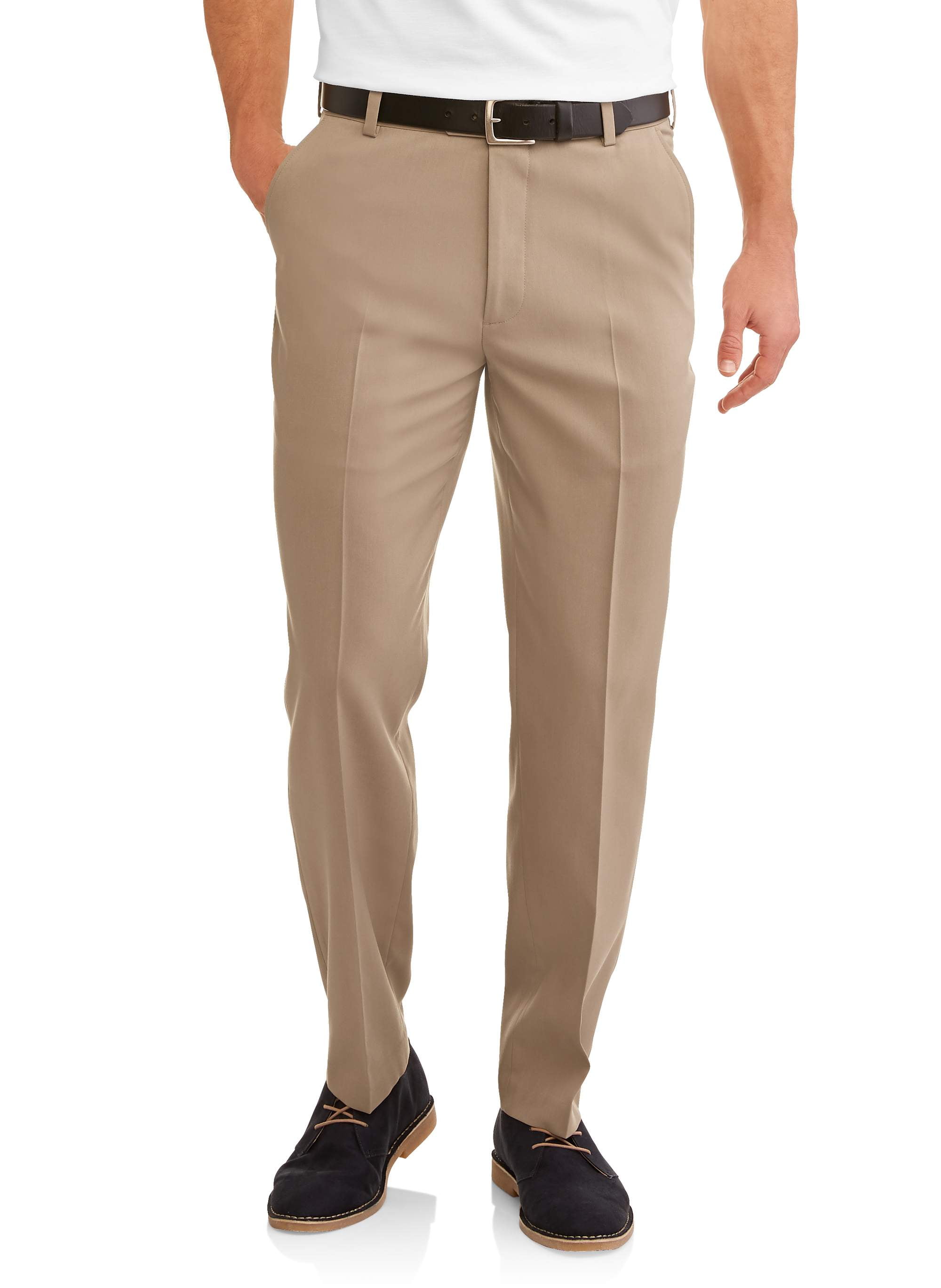 George Mens Performance Comfort Poly-Rayon Suit Pants