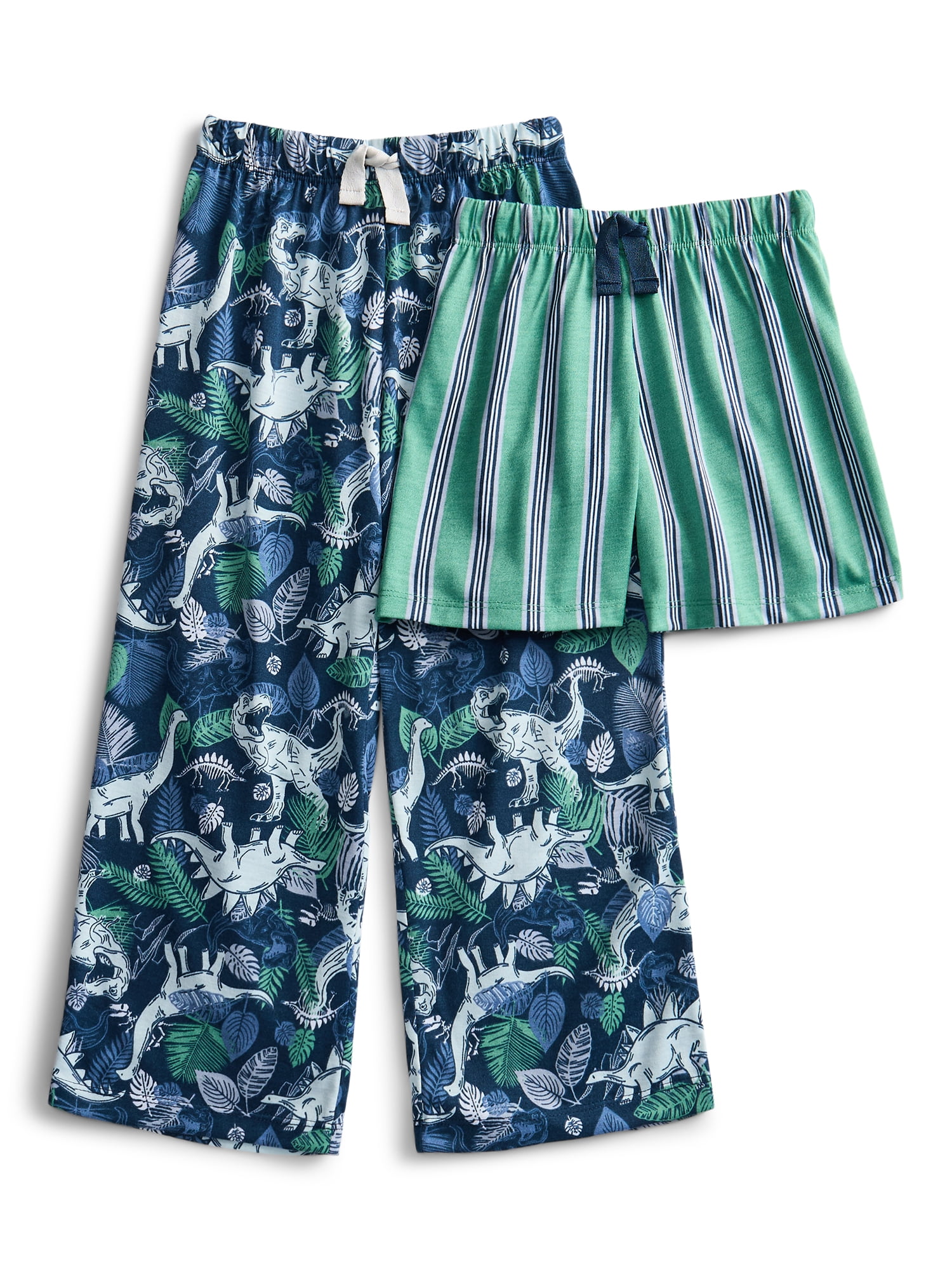 Wonder Nation Boys Sleep Pants and Shorts Set, 2-Pack, Sizes 4-18