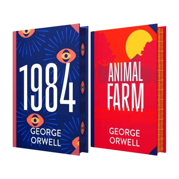 George Orwells 1984 & Animal Farm  2-Book Collection Combo Set | Classic Dystopian & Political Fiction Masterpieces