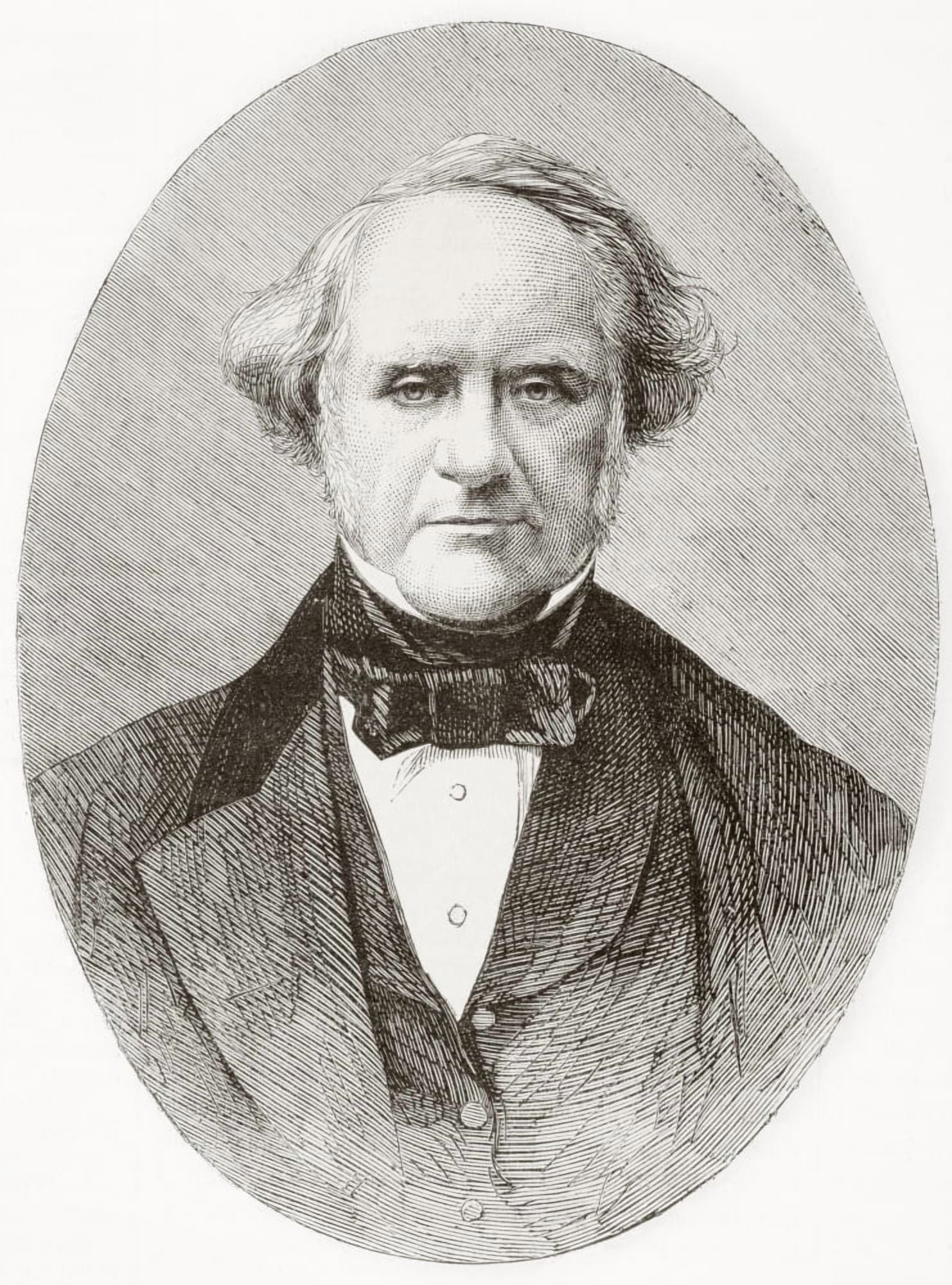 George Peabody 1795 Canvas Art - Ken Welsh Design Pics (24 x 34)