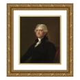 thumbnail image 1 of George Peter Alexander Healy 20x23 Gold Ornate Framed and Double Matted Museum Art Print Titled - Thomas Jefferson (1848-1879), 1 of 4