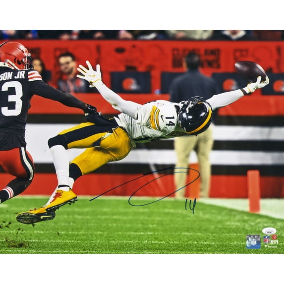 George Pickens Autographed 16x20 Photo Pittsburgh Steelers JSA 224806