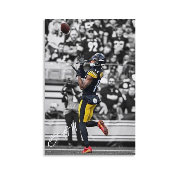 George Pickens Canvas Poster Room Aesthetic Poster Print Art Wall Painting Canvas Posters Gifts Modern Bedroom Decor 16x24inch(40x60cm)