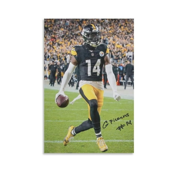 George Pickens Poster Canvas Poster Artworks Canvas Poster Room Aesthetic Wall Art Prints Home Modern Decor Gifts 16x24inch(40x60cm)