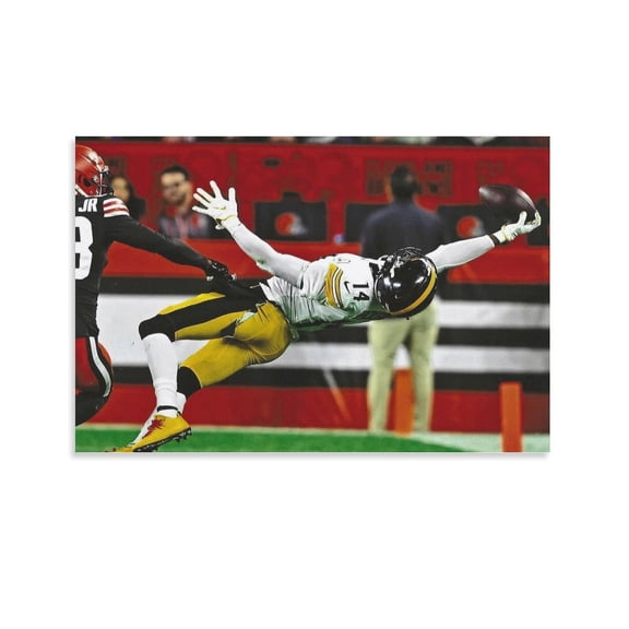 George Pickens Poster Room Aesthetic Poster Print Art Wall Painting Canvas Posters Gifts Modern Bedroom Decor 16x24inch(40x60cm)