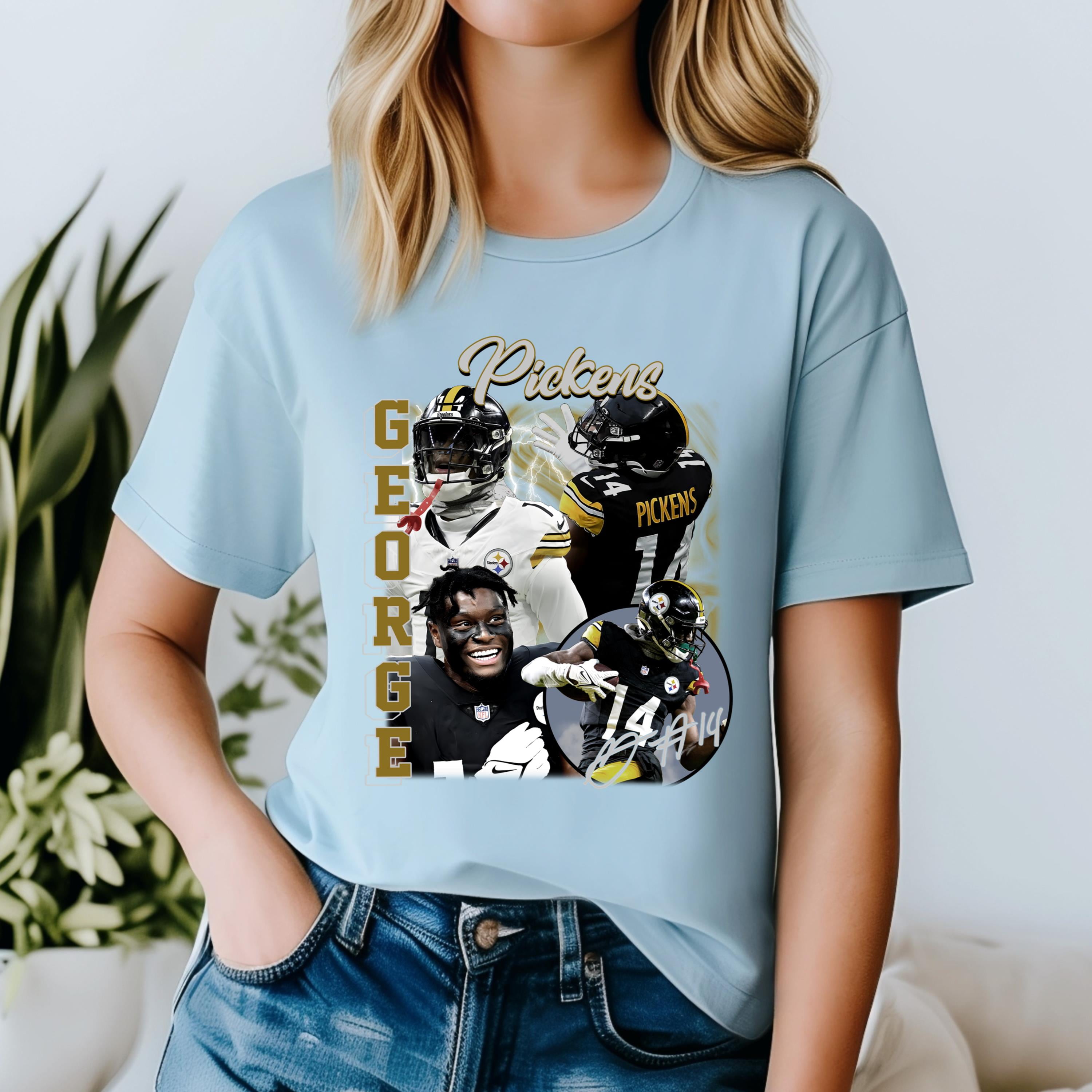Image George Pickens image beautiful image beautiful - George Pickens Shirt, T-Shirt Beautiful, Size Up To 4XL - Walmart.com