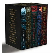 George R. R. Martins A Game of Thrones 5-Book Boxed Set Song of Ice and Fire Series A Game of Thrones, A Clash of Kings, A Storm of Swords, A ... A Dance with Dragons A Song of Ice and Fire