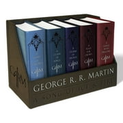 George R. R. Martin: George R. R. Martin's a Game of Thrones Leather-Cloth Boxed Set (Song of Ice AndFire Series): A Game of Thrones, a Clash of Kings, a Storm of Swords, a Feast for Crows, and AD...