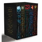 George R. R. Martins A Game of Thrones 5-Book Boxed Set Song of Ice and Fire Series A Game of Thrones, A Clash of Kings, A Storm of Swords, A Feast for Crows, and A Dance with Dragons