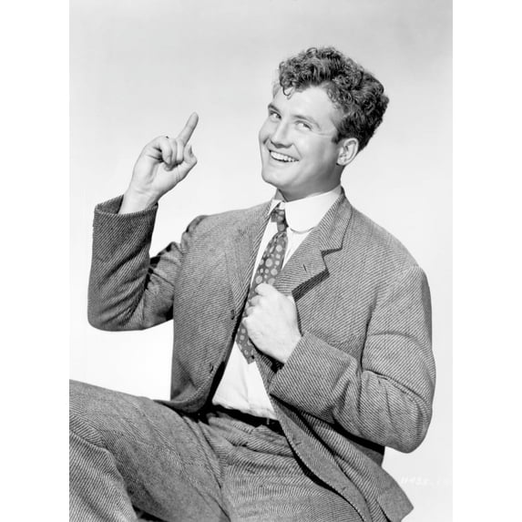 George Reeves posed in Black and White Portrait Photo Print (24 x 30)