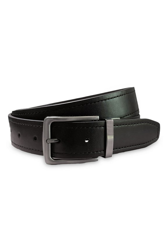 Reversible Men's Belt, Black, 36