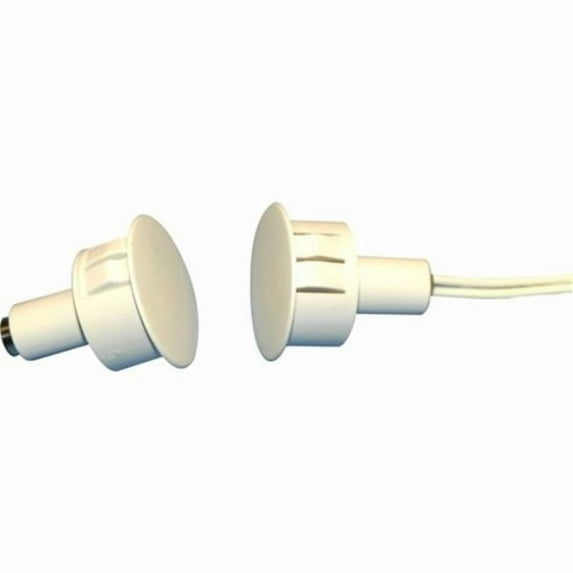 George Risk Industries 184-12-W 1 in. Steel Door Recessed Switch Set, White