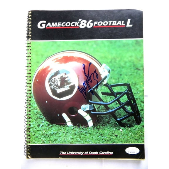 George Rogers Signed Autographed Team Program 1986 South Carolina JSA AG39609