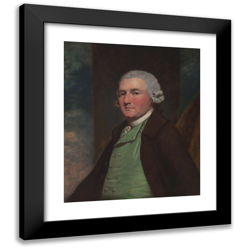 George Romney 12x14 Black Modern Framed Museum Art Print Titled - A Man ...