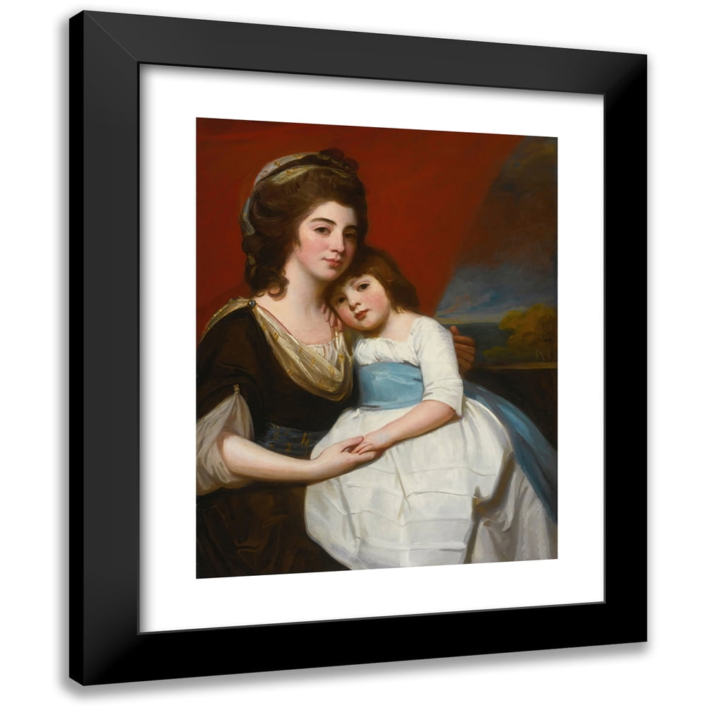 George Romney 12x14 Black Modern Framed Museum Art Print Titled ...