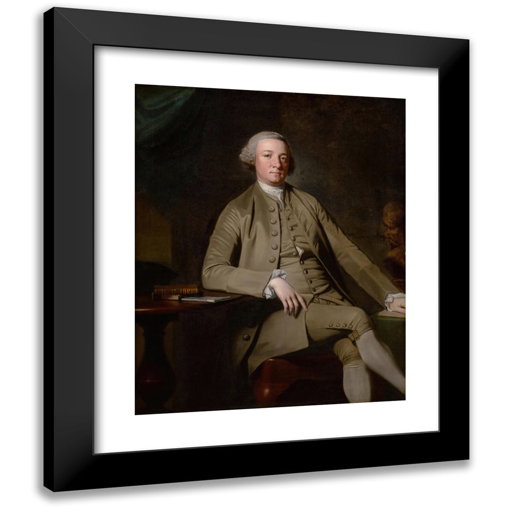 George Romney 12x14 Black Modern Framed Museum Art Print Titled ...