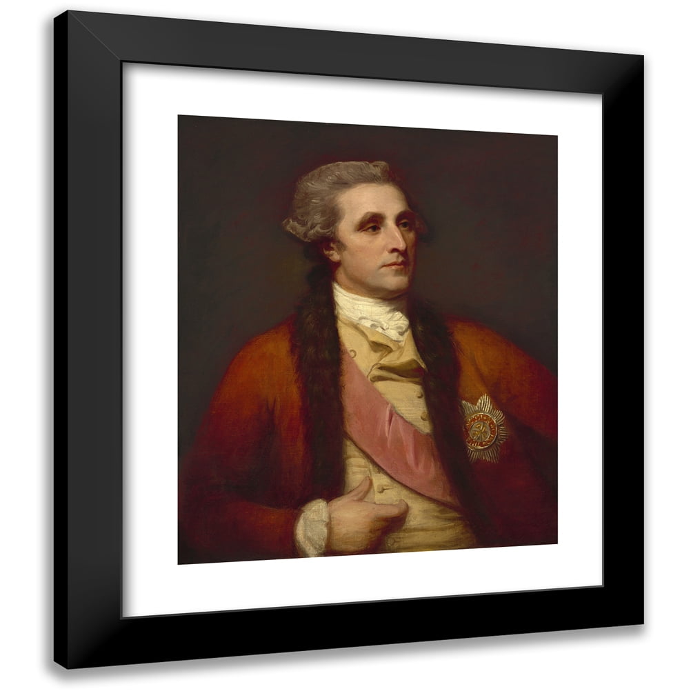 George Romney 12x14 Black Modern Framed Museum Art Print Titled - Sir ...