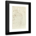 thumbnail image 1 of George Romney 12x18 Black Modern Framed Museum Art Print Titled - An Elegant Lady in Classical Dress (Recto) (1780s), 1 of 5