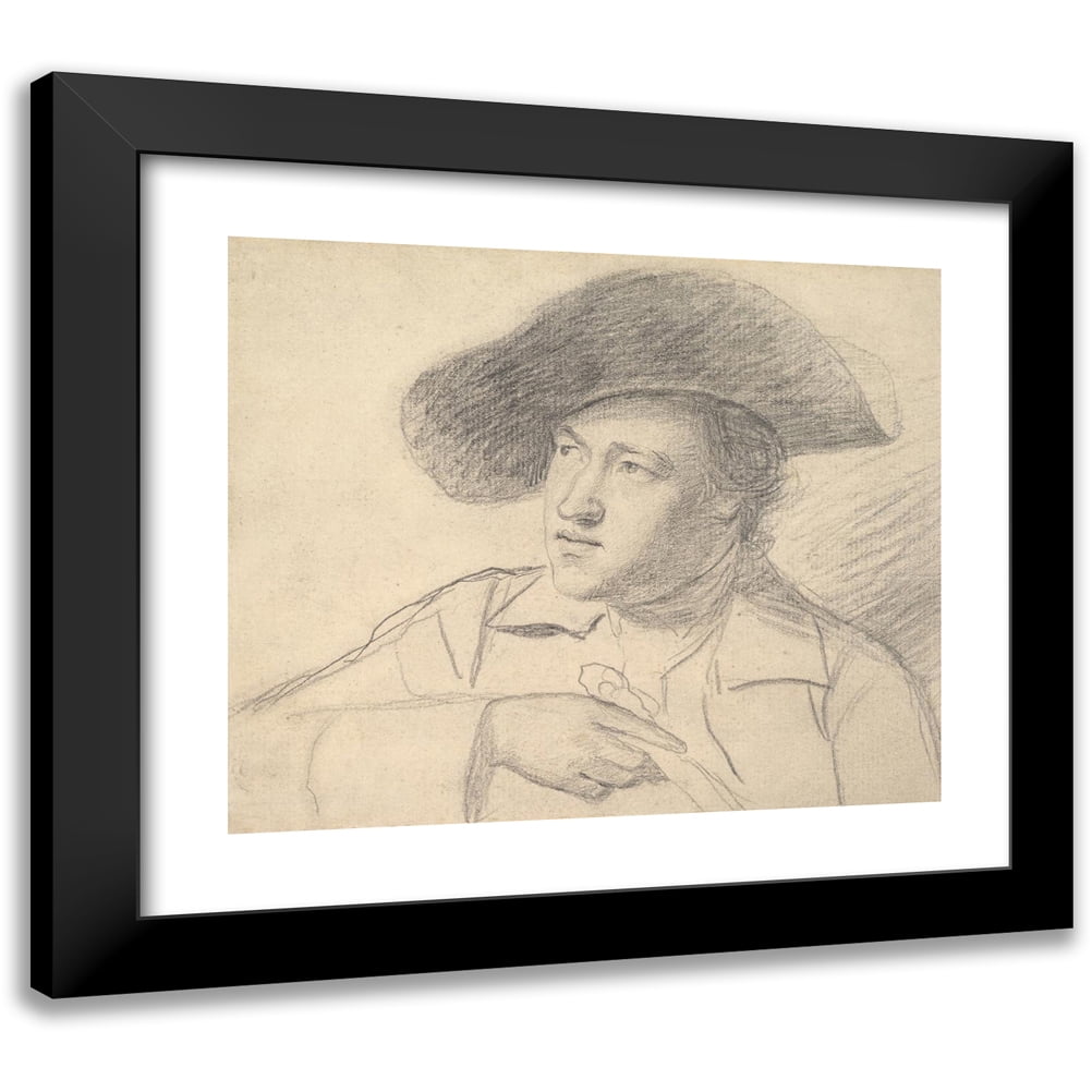 George Romney 14x12 Black Modern Framed Museum Art Print Titled - The ...