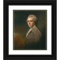 thumbnail image 1 of George Romney 20x23 Black Ornate Framed Double Matted Museum Art Print Titled: Portrait of George Cowper (1754-1787), 1 of 5