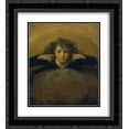 thumbnail image 1 of George Romney 2x Matted 20x24 Black Ornate Framed Art Print 'Tom Hayley as Robin Goodfellow ', 1 of 2