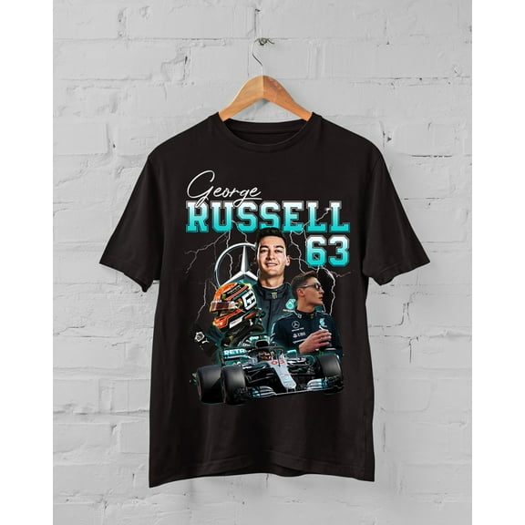 George Russell T-Shirt, Formula One Shirt, Racing Unisex Tee