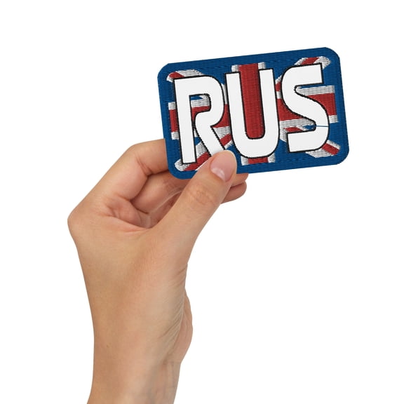 George Russell UK Flag F1 Embroidered Patch