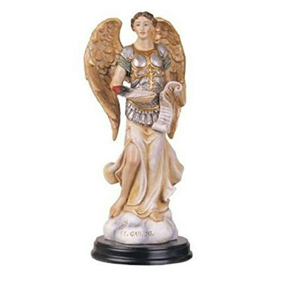 George S. Chen Imports Archangel Gabriel Holy Figurine Religious Decoration Statue, 5"