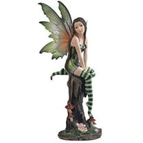 George S. Chen Imports SS-G-91253 Fairy Collection Pixie with Clear Wings Fantasy Figurine Decoration