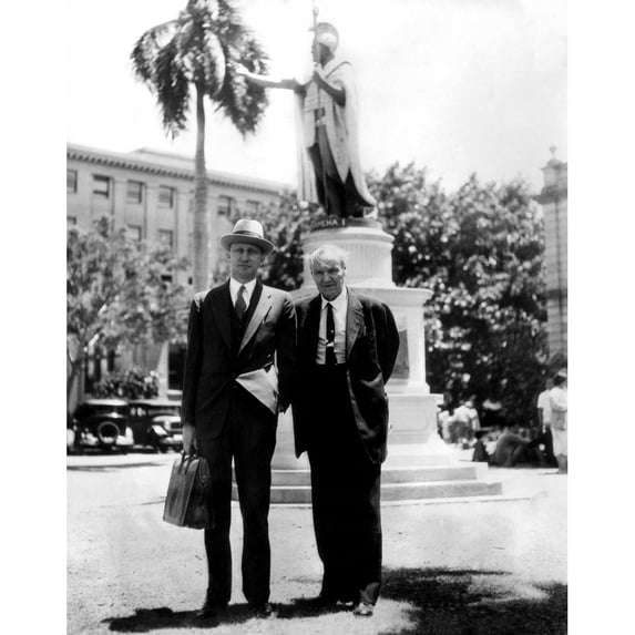 George S. Leisure And Clarence Darrow History (24 x 36)