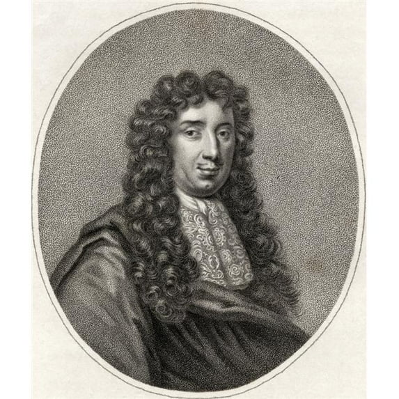 George Savile 1st Marquess of Halifax 1633 1695 English Statesman Writer & Politician Engraved by Bocquet From the B 1 Poster Print, 13 x 16