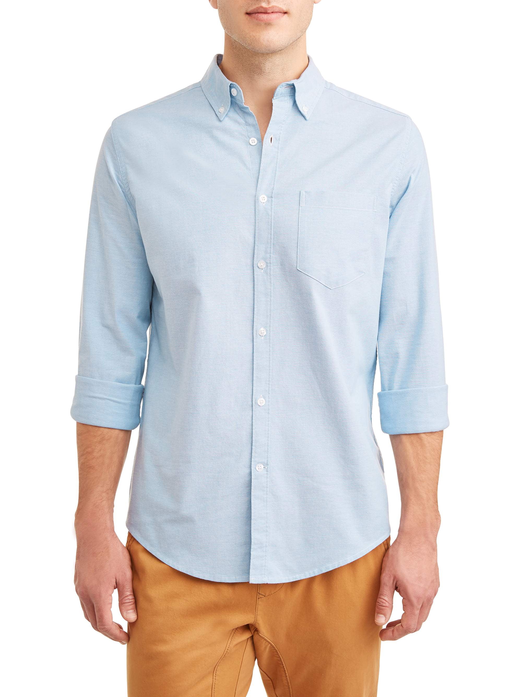 George Slim Fit Oxford Shirt - Walmart.com