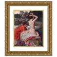 thumbnail image 1 of George Spencer Watson 20x24 Gold Ornate Framed and Double Matted Museum Art Print Titled - The Spring (1900), 1 of 4