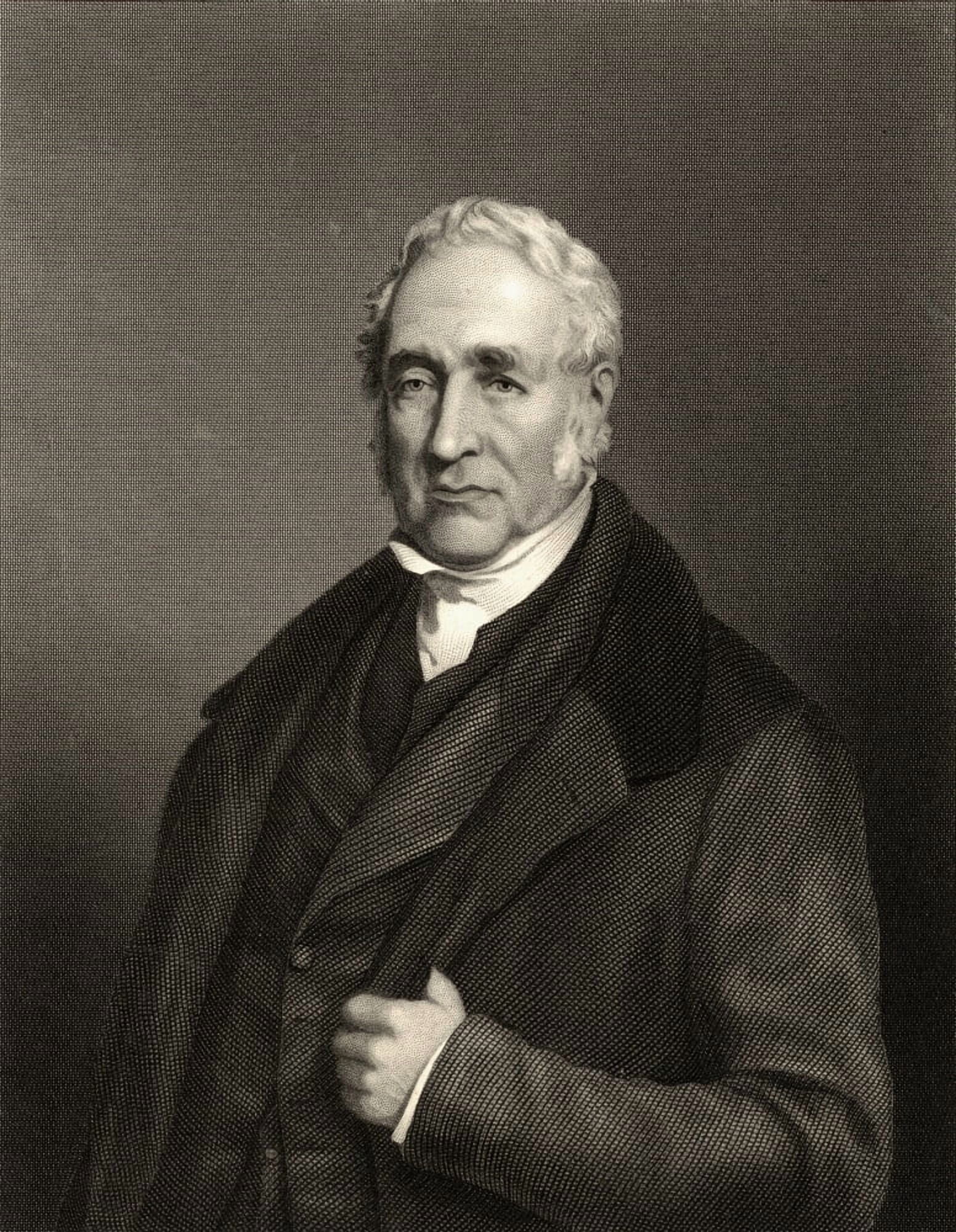 George Stephenson1781-1848 British Inventor And Engineer 19Th Century Print Engraved By E Stodart Canvas Art - Ken Welsh Design Pics (13 x 17)