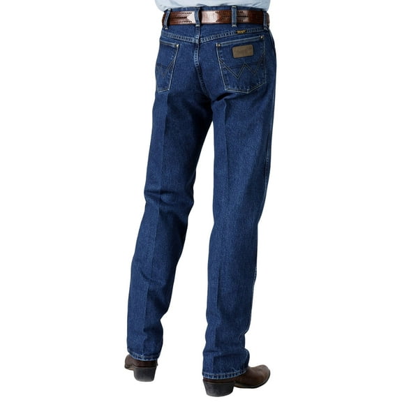 George Strait by Wrangler Men's Cowboy Cut Jean, Relaxed Fit, Heavyweight Denim,36x34