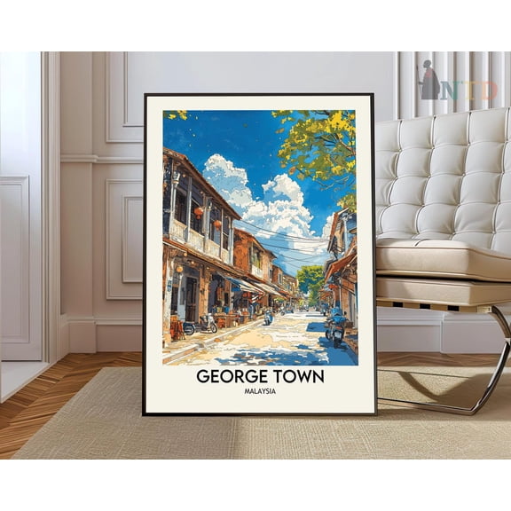 George Town Malaysia Poster Unframed Paper Print