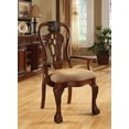thumbnail image 1 of George Town Traditional George Town Arm Chair, Set of 2, Cherry Finish - Saltoro Sherpi, 1 of 5