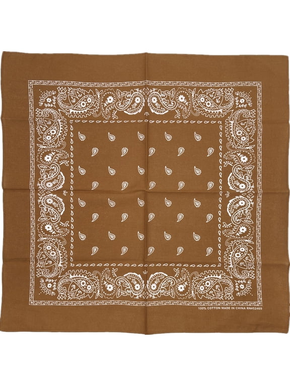 Men's Print Bandana Brown