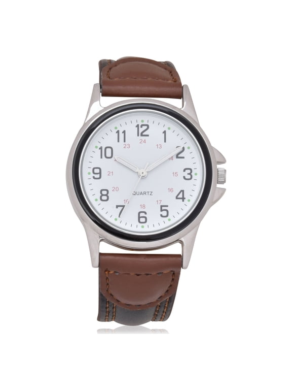 Unisex 2.75" Wristwatch, Brown, (WMM5001WM1)