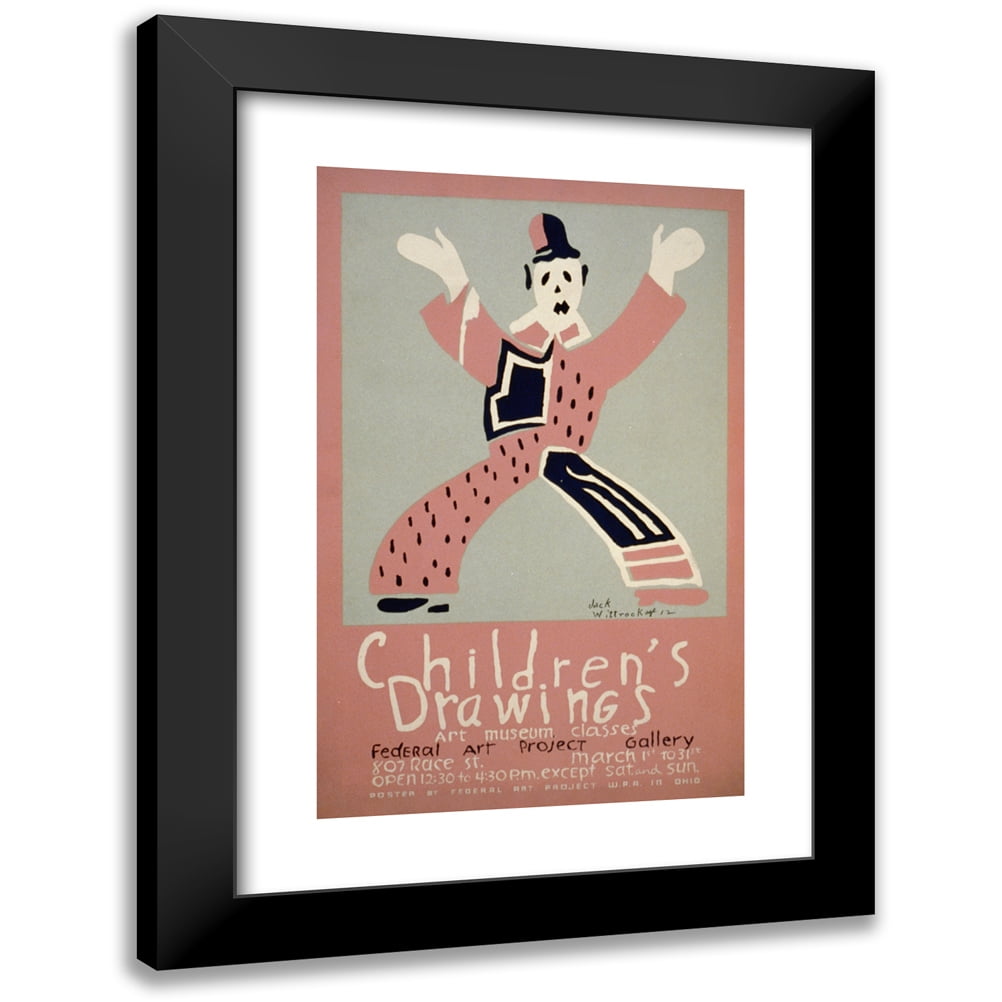 Vander Sluis 11x14 Black Modern Framed Museum Art Print Titled